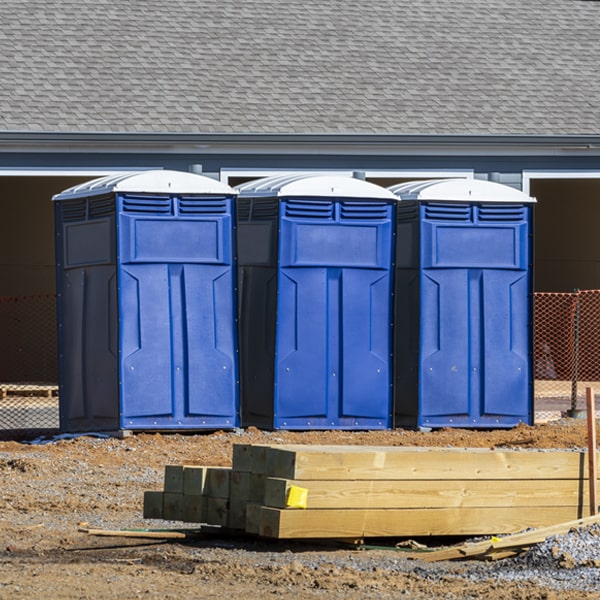 how can i report damages or issues with the portable restrooms during my rental period in Liberty Pennsylvania